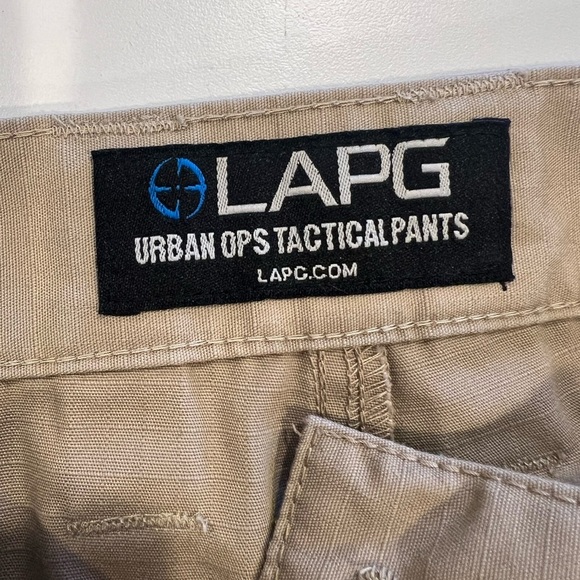 ✨LAPG Men's Tan Cargo Pants tactical pants 34/32 - Picture 8 of 10